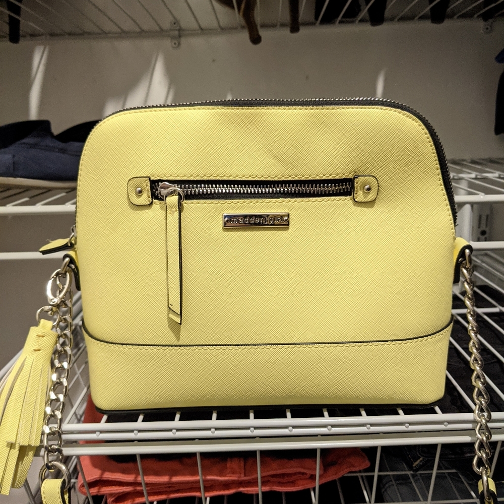 Steve Madden yellow purse